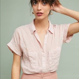 Cloth & Stone Zoe Striped Button Down Shirt
